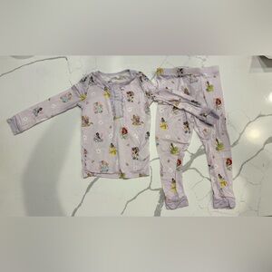Magnetic Me Disney Princess Light Purple Toddler Pajama Set 18-24 months
